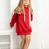 Scarlett Frill Hooded Dress