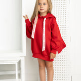 Scarlett Frill Hooded Dress