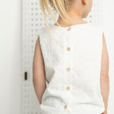 Indie Detailed Lace Button Up Back Top