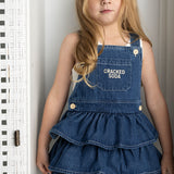 Indigo Denim Layered Pinafore - Blue Denim