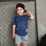 Javier Detailed Back Tee - Blue Wash - Mens