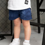 Javier Detailed Shorts - Blue Wash