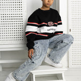 Willow Detailed Denim Pants - Denim Blue