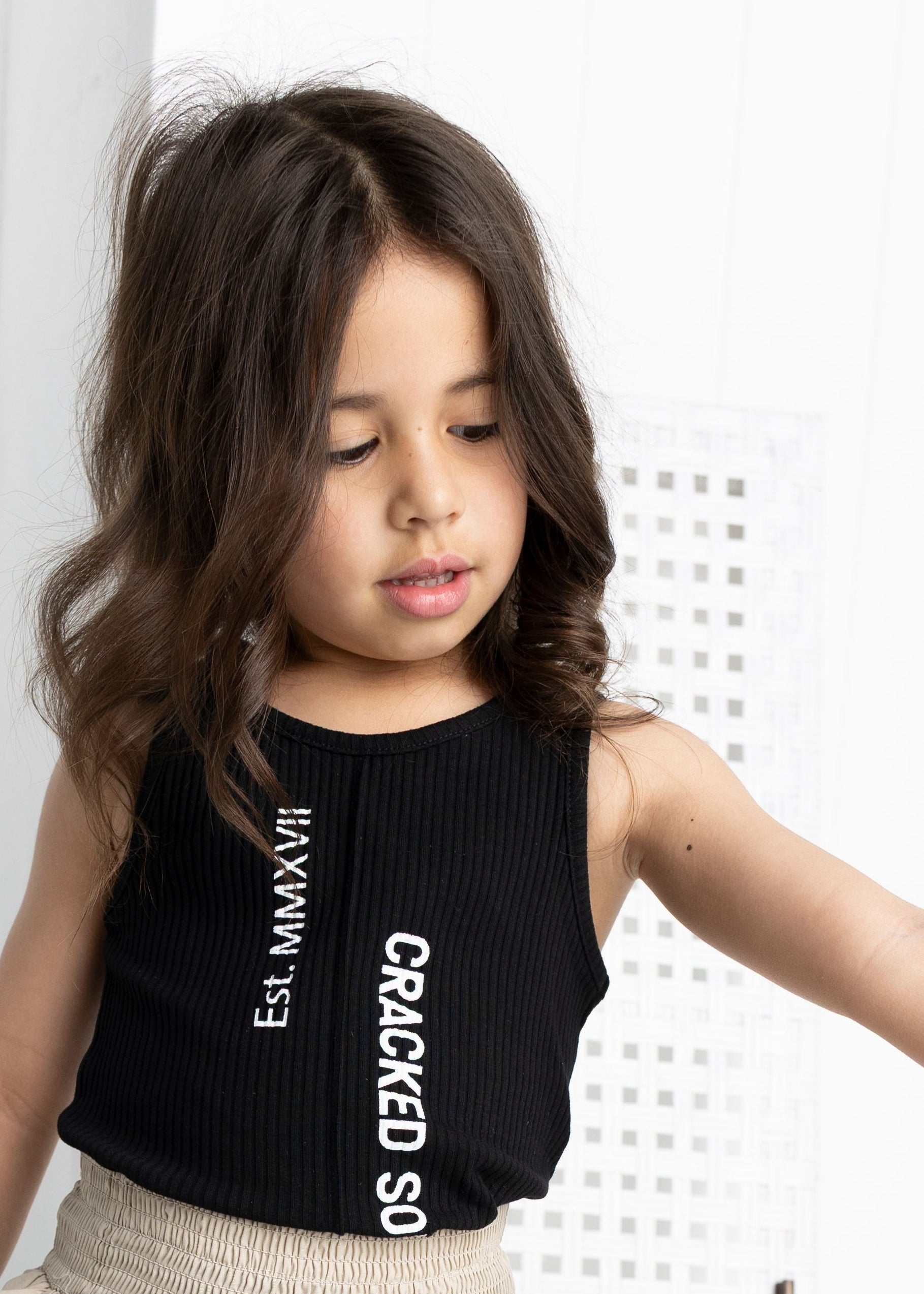 Jewel Detailed Tank - Black-Clothing-Cracked Soda