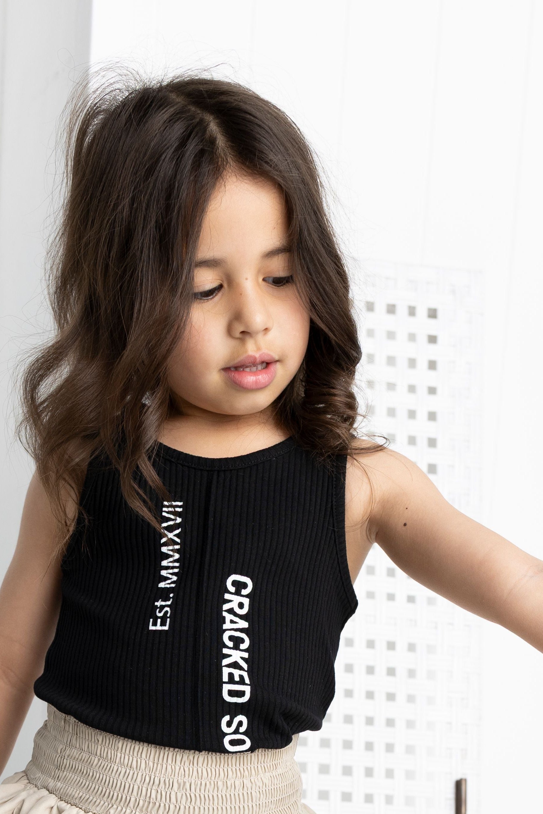 Jewel Detailed Tank - Black-Clothing-Cracked Soda
