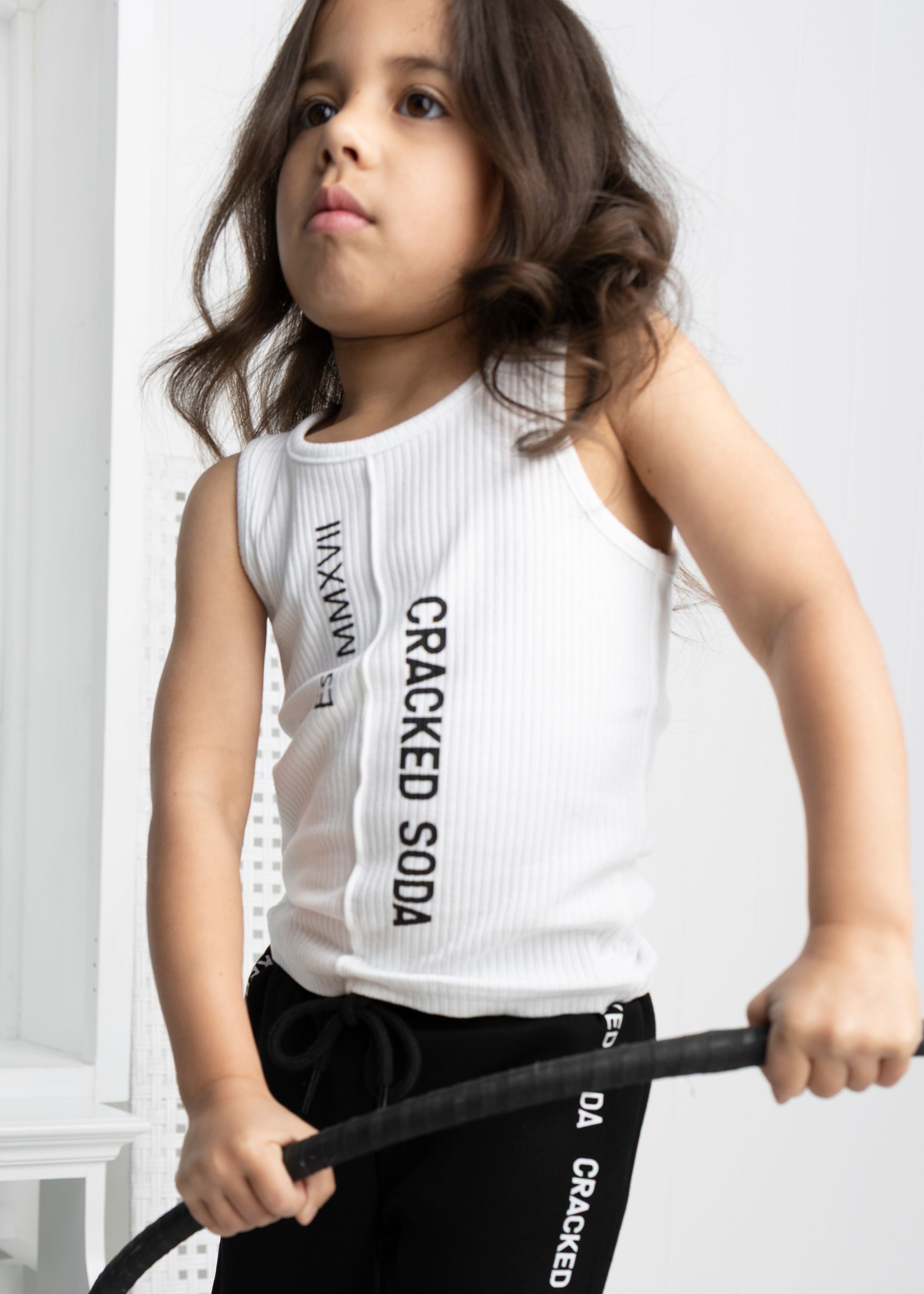 Jewel Detailed Tank - White-Clothing-Cracked Soda