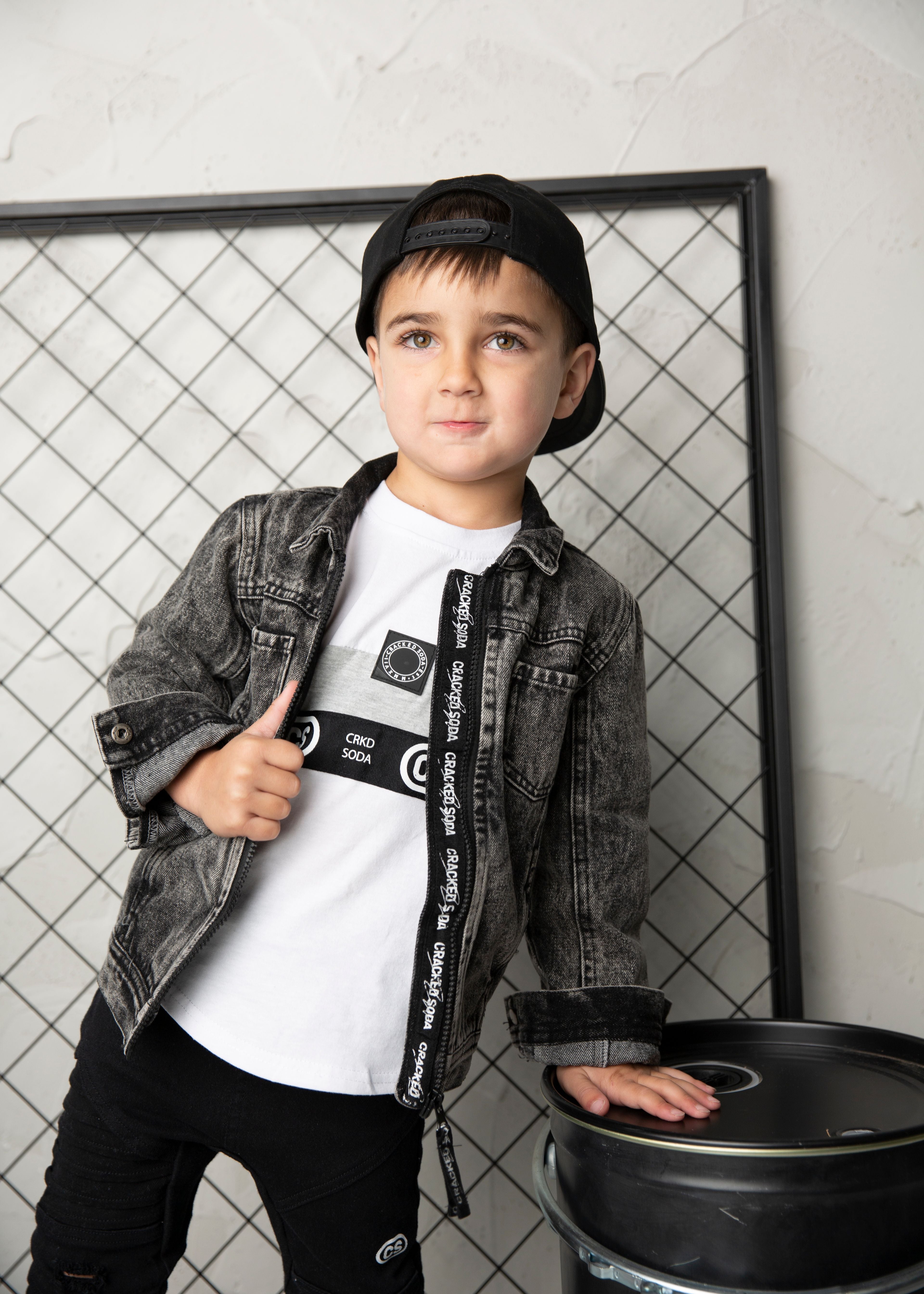 Conner Detailed Denim Jacket - Ash-Clothing-Cracked Soda