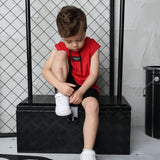 Josh CRKD Tank - Red/Grey