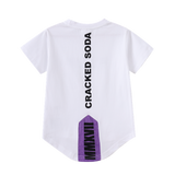 Lennox On Point Tee - White & Purple