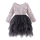 Leopard Long Sleeve Tutu - Pink