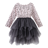 Leopard Long Sleeve Tutu - Pink