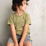 Liam Detailed Back Tee - Khaki