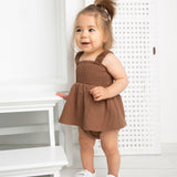 Skylar Bodysuit Dress - Mocha