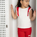 London Frill Top & Short Set