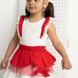 London Frill Bodysuit & Layer skirt Set