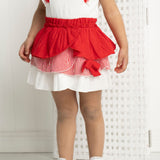 London Frill Bodysuit & Layer skirt Set
