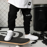Luca Detailed Trackpants - Black