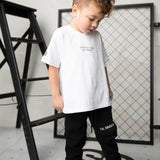 Carter Detailed Sleeve Tee - White