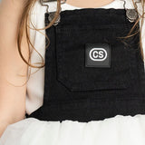Luna Detailed Pinafore Tutu - Black/White