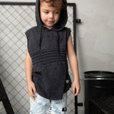 Mateo Hooded Tank - Washed Ash
