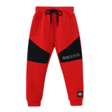 Maxwell Detailed Trackpants - Red