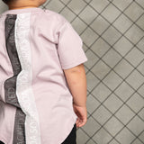 Mitchel Detail Back Tee - Washed Grape