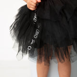 Mila Ruched CS Tutu - Pink/Black