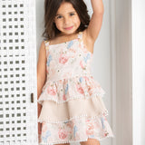 Naomi Layered Dress - Floral