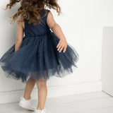 Summer Rib Straight Tutu - Navy