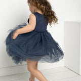 Summer Rib Straight Tutu - Navy