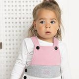 Nova Detailed Overalls Set - Blush