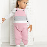 Nova Detailed Overalls Set - Blush