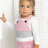 Nova Detailed Overalls Set - Blush