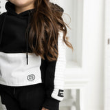 Onyx Detailed Hoodie - Black