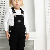 Onyx CS Denim Overalls - Black