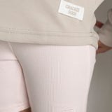 Stella Ribbed Shorts - Pink