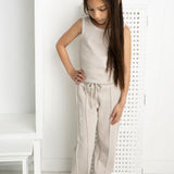 Opal Detail Trackpant - Pebble