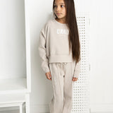 Opal Detail Trackpant - Pebble