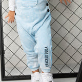 Ash Detailed Overall Set - Ice Blue