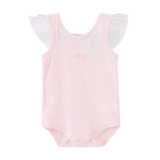 Casey Frill Bodysuit - Soft Pink