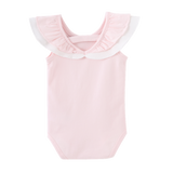 Casey Frill Bodysuit - Soft Pink