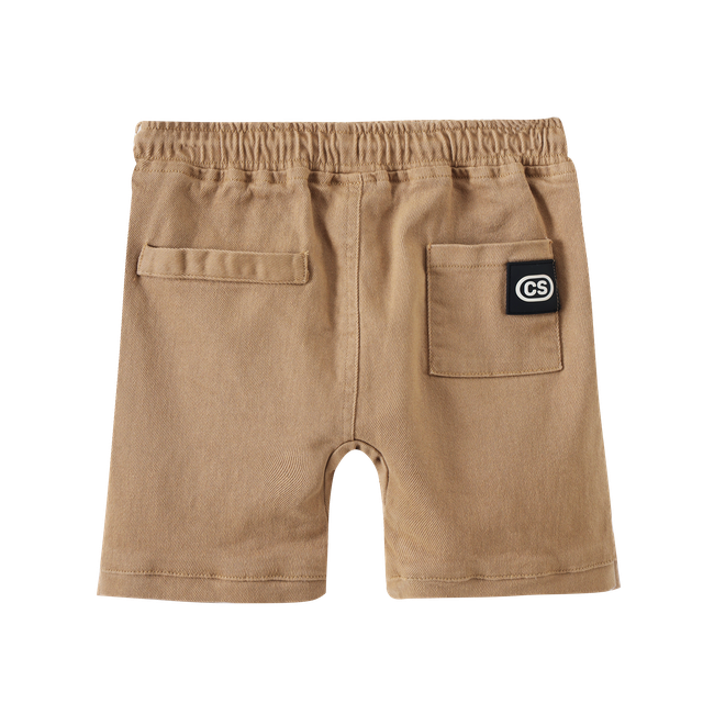 Parker CS Denim Pocket Shorts - Tan-Jeans-Cracked Soda