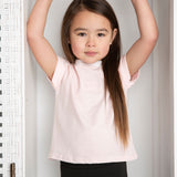 Emma Detailed Neck Tee - Pink