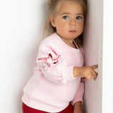 Scarlett Pink Bow Crew & Cherry Legging Set