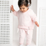 Emma Strap Crew and Trackpant Set-Cracked Soda