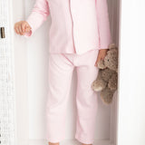Waffle Button Up Pyjamas - Pink