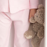 Waffle Button Up Pyjamas - Pink