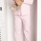 Waffle Button Up Pyjamas - Pink