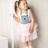 Brooke Pinafore Tutu - Blue/Pink