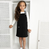 Polly Detailed Pinafore - Black